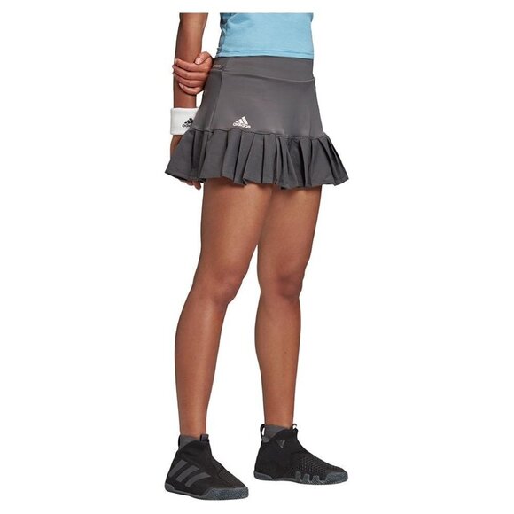 ADIDAS Primeblue Tennis Skort Grey with blue under shorts, Size Medium - Picture 1 of 10